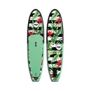 Pop Board Co. Inflatable Board 10'6 Royal Hawaiian Mint/Black (SAK48622) - Saksby Wholesale - Front And Back View