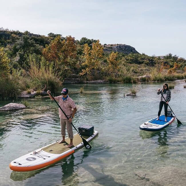 POP BOARD CO Inflatable Board 11'6 El Capitan Blue/Red - SAKSBY.com - Stand Up Paddle Boards - SAKSBY.com