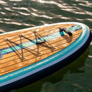 POP BOARD CO Inflatable Paddle Board 11'0 Yacht Hopper Teak/Blue/Mint - SAKSBY.com - Stand Up Paddle Boards - SAKSBY.com
