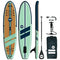 POP BOARD CO Inflatable Paddle Board 11'0 Yacht Hopper Teak/Blue/Mint - SAKSBY.com - Stand Up Paddle Boards - SAKSBY.com