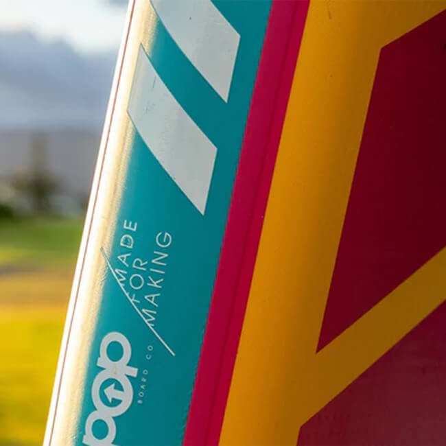 POP BOARD CO Inflatable Paddle Board 11'0 Yacht Hopper Turq/Pink/Ylw - SAKSBY.com - Stand Up Paddle Boards - SAKSBY.com