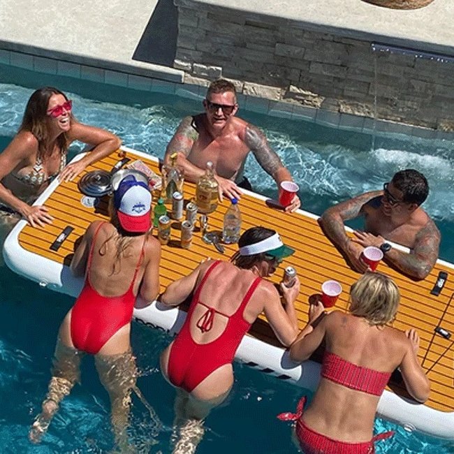 POP BOARD CO Large Inflatable PopUp Plank, 8x3' - SAKSBY.com - Stand Up Paddle Boards - SAKSBY.com