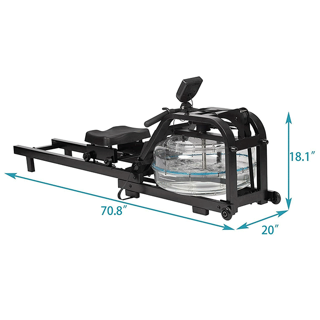Portable Compact Seated Home Cable Rowing Exercise Machine, 265 LBS - SAKSBY.com - Rowing Machines - SAKSBY.com