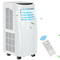 Portable Electric Stand Up AC Unit W/ Sleep Mode & Dehumidifier, 8000 BTU - SAKSBY.com - In Use View