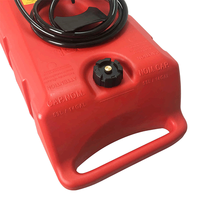 Portable Fuel Transfer Gas Caddy Tank With Wheels, 14 Gallons - SAKSBY.com - Gas Caddy - SAKSBY.com