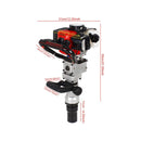 Portable 1.2HP Gas Powered Hydraulic Post Pounder Hole Driver (SAK92147) - Saksby Wholesale - Dimensions