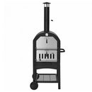 Portable Outdoor Wood Fired Pizza Oven W/ Pizza Stone & Waterproof Cover - SAKSBY.com - Pizza Makers & Ovens - SAKSBY.com