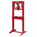 Heavy Duty 20 Ton H-Frame Hydraulic Shop Press Jack Stand Machine W/ Plate (SAK52926) - Saksby Wholesale - Front LeftSide View