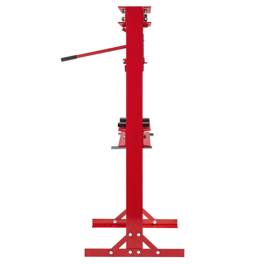 Heavy Duty 20 Ton H-Frame Hydraulic Shop Press Jack Stand Machine W/ Plate (SAK52926) - Saksby Wholesale - Side View