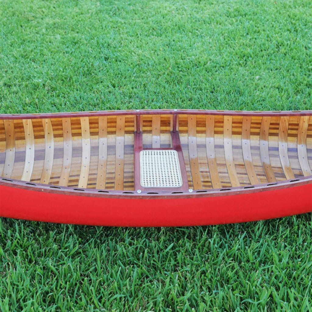 Premium 10FT Red Cedar Canoe With Ribs Curved Bow (SAK97138) - Saksby Wholesale - Seat View