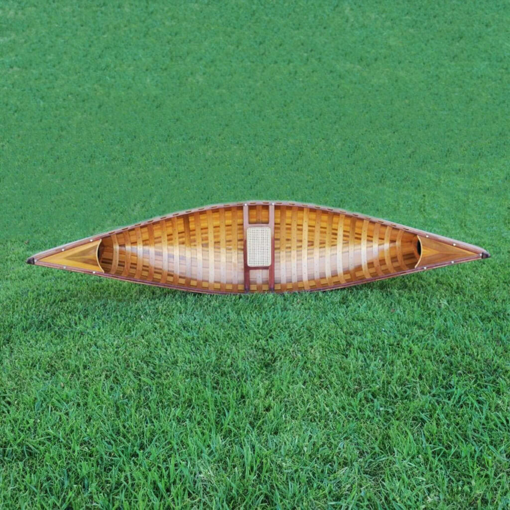Premium 10FT Red Cedar Canoe With Ribs Curved Bow (SAK97138) - Saksby Wholesale - Top View