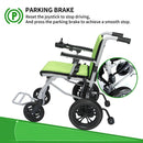 Premium 24V10AH Electric Folding Motorized Power Wheelchair, 300W - SAKSBY.com - Electric Wheelchairs - SAKSBY.com