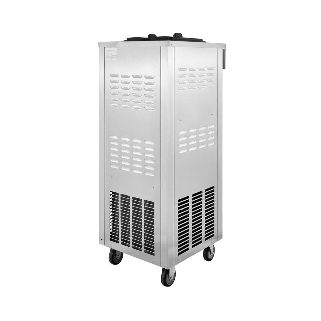 Premium 3 Flavors Commercial Soft Serve Yogurt Ice Cream Machine Maker, 20-28L/H (SAK97524) - Saksby Wholesale - Back View