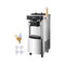 Premium 3 Flavors Commercial Soft Serve Yogurt Ice Cream Machine Maker, 20-28L/H (SAK97524) - Saksby Wholesale - Front Side View