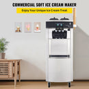 Premium 3 Flavors Commercial Soft Serve Yogurt Ice Cream Machine Maker (97524130) - SDemonstration View