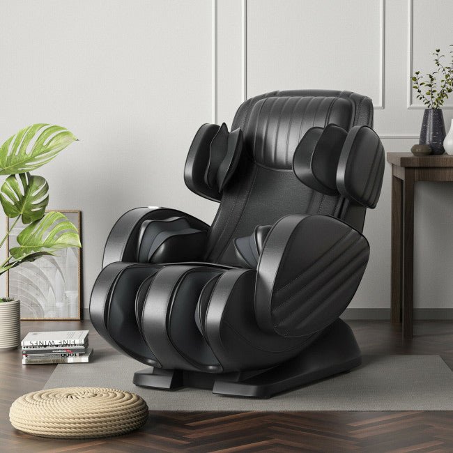 Premium 3D Full Body Zero Gravity Electric Shiatsu Massage Recliner Chair (93460921) - SAKSBY.com -Demonstration View