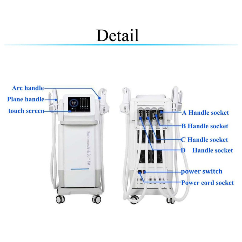 Premium 4-Handle Body, Abdomen And Buttock Muscle Shaping Machine With ...