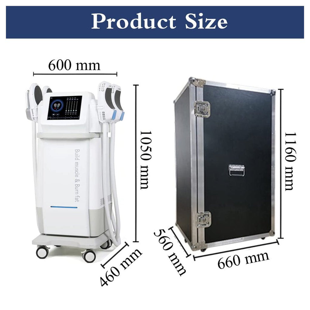 Premium 4-Handle Body, Abdomen And Buttock Muscle Shaping Machine With Trolley (95271463) - SAKSBY.com - Body Shaping Machine - SAKSBY.com