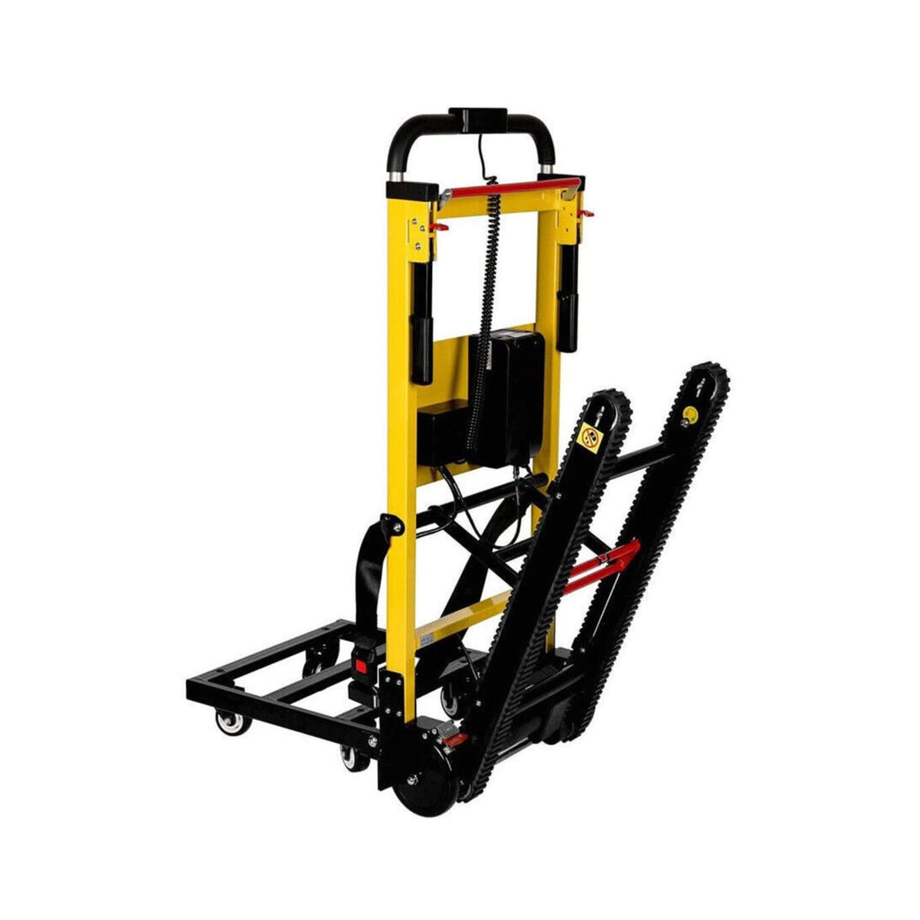 Premium 440LBS Electric Stair Climbing Dolly Hand Truck Folding Cart With Wheels (SAK31825) - Saksby Wholesale - Back Right View