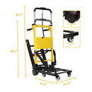 Premium 440LBS Electric Stair Climbing Dolly Hand Truck Folding Cart With Wheels (SAK31825) - Saksby Wholesale - Dimensions View