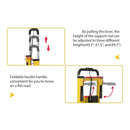 Premium 440LBS Electric Stair Climbing Dolly Hand Truck Folding Cart With Wheels (SAK31825) - Saksby Wholesale - Pulling Features View