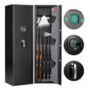 Premium 5 Rifle Biometric Gun Safe Cabinet W/ Keys (93721405) - SAKSBY.com - Cabinets & Safes - SAKSBY.com