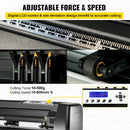Premium 53-Inch Vinyl Design Cutting & Printing Machine Kit (SAK26843) - Saksby Wholesale - Adjustable Force And Speed