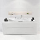 Premium 71 Inch Modern Acrylic Soaking Bathtub With Bubble Jets And LED Lighting (93526415) - SAKSBY.com - Bathtubs - SAKSBY.com