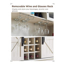 Premium 72-Inch Home Bar Wine Cabinet W/ Sliding Barn Door (SAK12947) - Saksby Wholesale - Removable Rack View