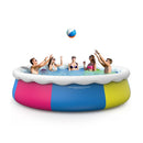 Premium Above Inflatable Ground Pool With Filter Pump, Ladder, Ground Cloth And Cover, 18FT (93641724) - SAKSBY.com - Pool & Spa - SAKSBY.com