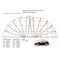 [09x20FT] Premium All-Weather Retractable Steel Frame Carport Canopy For Cars & SUVs (SAK41385) SAKSBY - Dimensions View