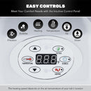 Premium Blow Up 6 Person Sauna Pool Hot Tub With 130 Jets, 7FT (SAK63510) - Saksby Wholesale -  Features View
