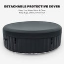 Premium Blow Up 6 Person Sauna Pool Hot Tub With 130 Jets, 7FT (SAK63510) - Saksby Wholesale -  Features View