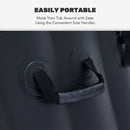 Premium Blow Up 6 Person Sauna Pool Hot Tub With 130 Jets, 7FT (SAK63510) - Saksby Wholesale -  Features View