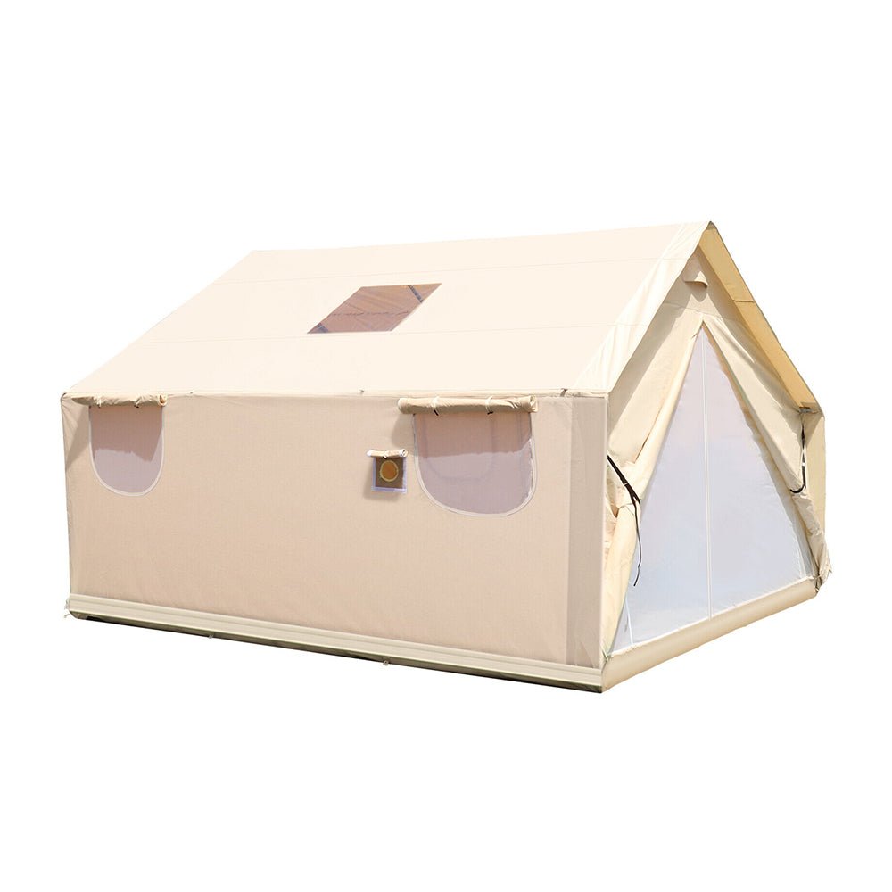 Premium Canvas Frame Fire Water Camping Wall Hunting Tent, 12x14' (92461382) - SAKSBY.com - Yurt Tent - SAKSBY.com