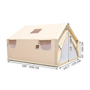 Premium Canvas Frame Fire Water Camping Wall Hunting Tent, 12x14' (92461382) - SAKSBY.com - Yurt Tent - SAKSBY.com