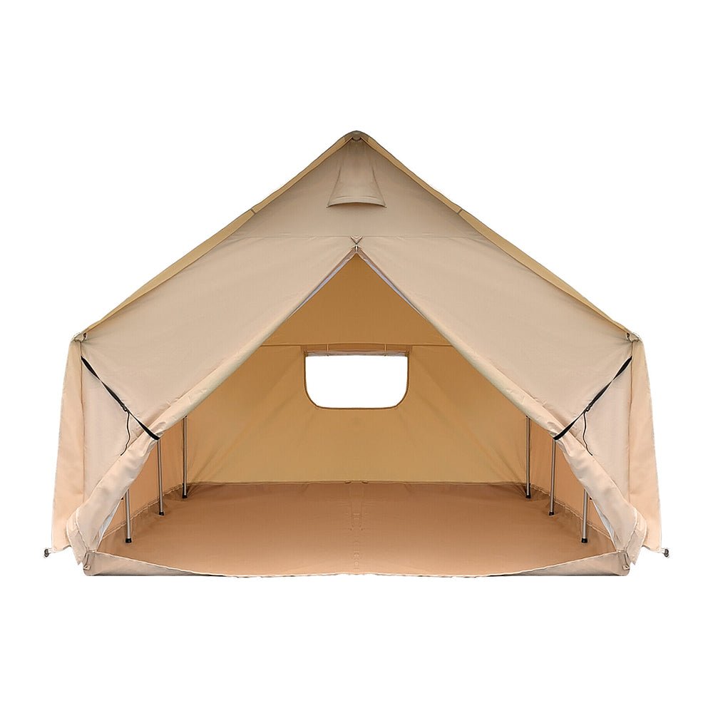 Premium Canvas Frame Fire Water Camping Wall Hunting Tent, 12x14' (92461382) - SAKSBY.com - Yurt Tent - SAKSBY.com