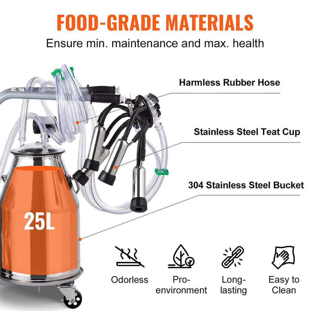 Premium Electric Cow Goat Milking Machine - Saksby Wholesale - Materials