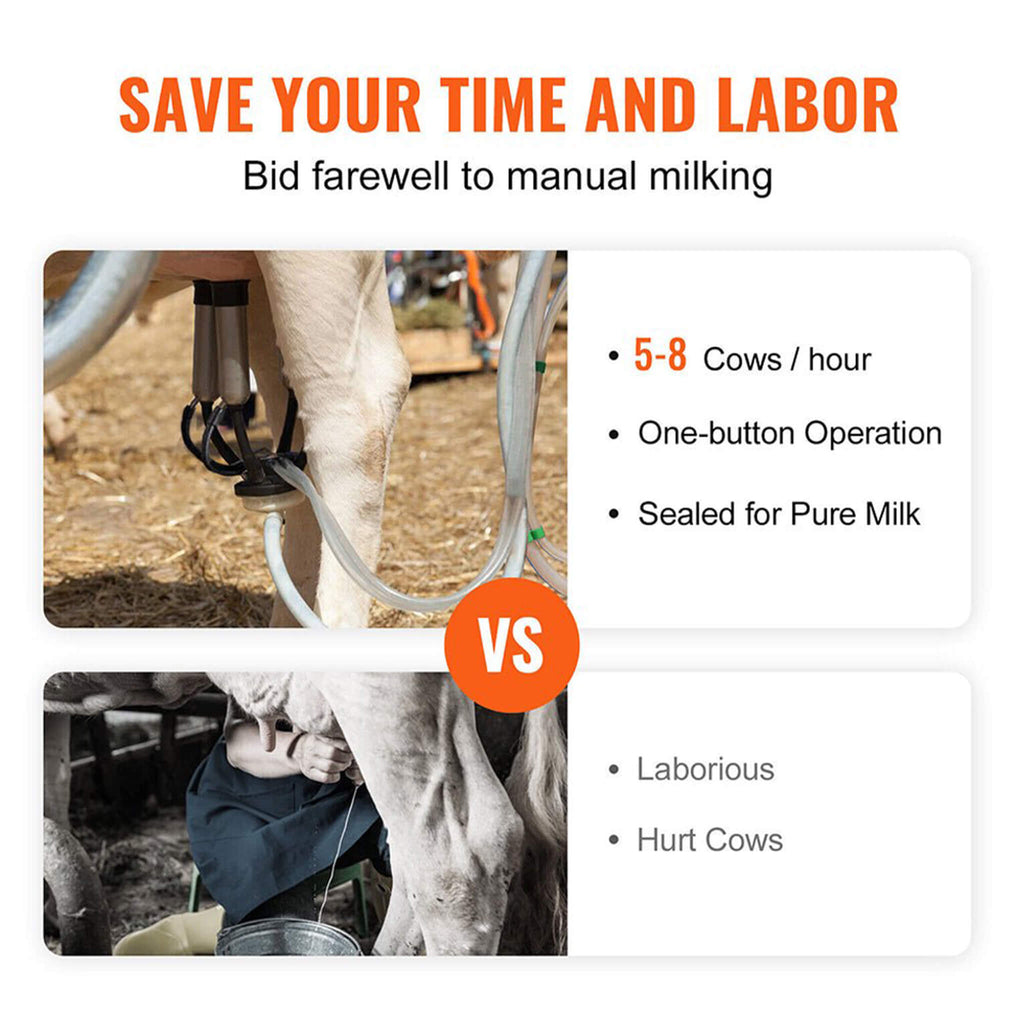 Premium Electric Cow Goat Milking Machine - Saksby Wholesale - Productivity