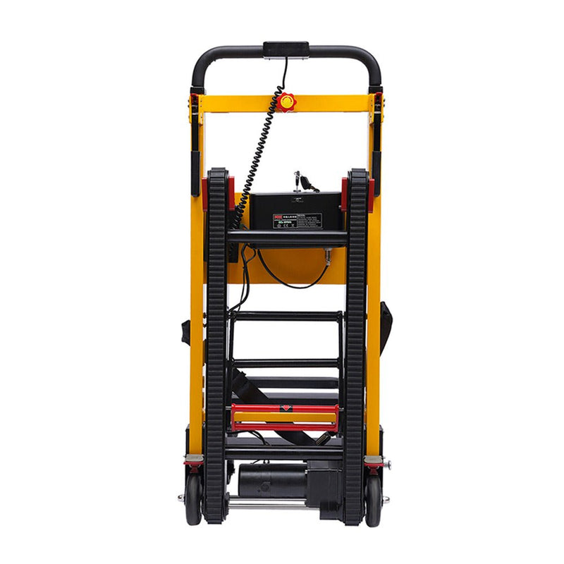 Premium Electric Stair Climbing Dolly Hand Truck Folding Cart With Wheels, 440LBS (96431825) - SAKSBY.com -Front View