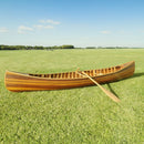 Premium Elegant Matte Finish Wooden Canoe With Ribs & Curved Bow (91647253) - SAKSBY.com - Canoes - SAKSBY.com