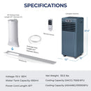 Premium Freestanding AC Unit With Remote Control, 10K BTU (95341642) - SAKSBY.com - Air Conditioners - SAKSBY.com