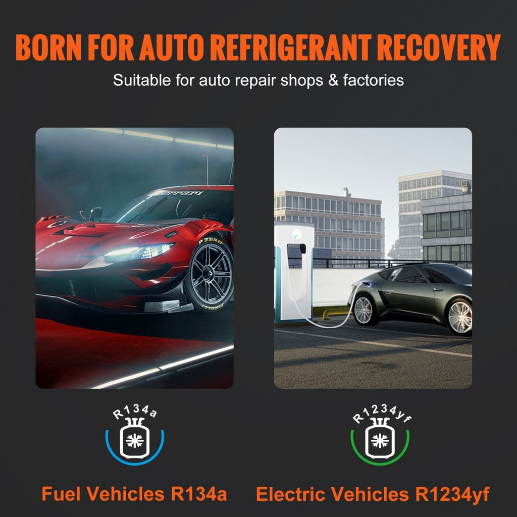 Premium Fully Automatic Dual Cylinder AC Refrigerant Recovery Machine Kit (94517360) - SAKSBY.com - SAKSBY.com