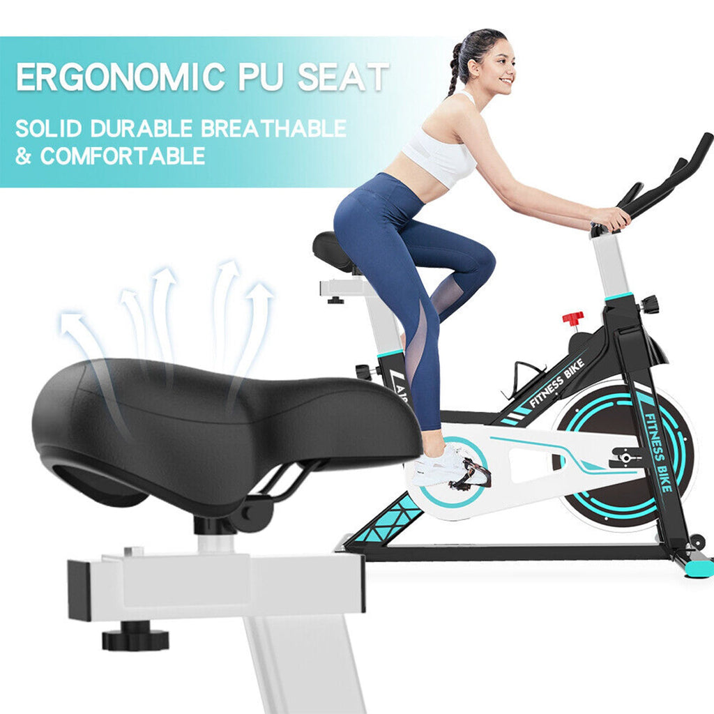 Premium Indoor Stationary Cycling Spin Workout Excercise Bike, 360LBS (95601435) - SAKSBY.com - Exercise Bikes - SAKSBY.com