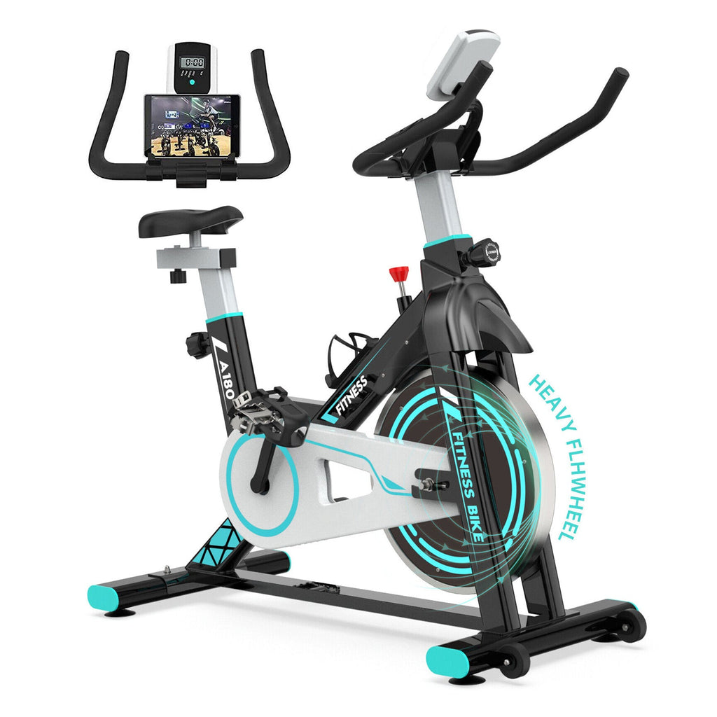 Premium Indoor Stationary Cycling Spin Workout Excercise Bike, 360LBS (95601435) - SAKSBY.com - Exercise Bikes - SAKSBY.com