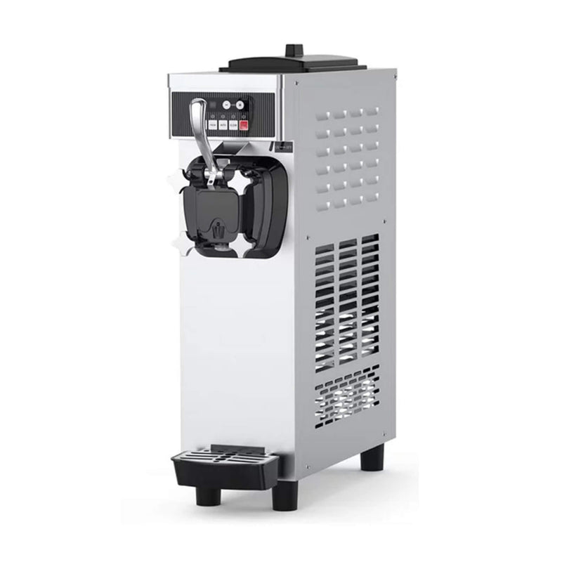 Premium Industrial Single Flavor Soft Serve Ice Cream Maker Machine, 1200W (SAK81752) - Saksby Wholesale - Front Left View