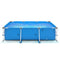 Premium Outdoor Above Ground Rectangle Swimming Pool W/ Cover, 10FT - SAKSBY.com - Swimming Pools - SAKSBY.com