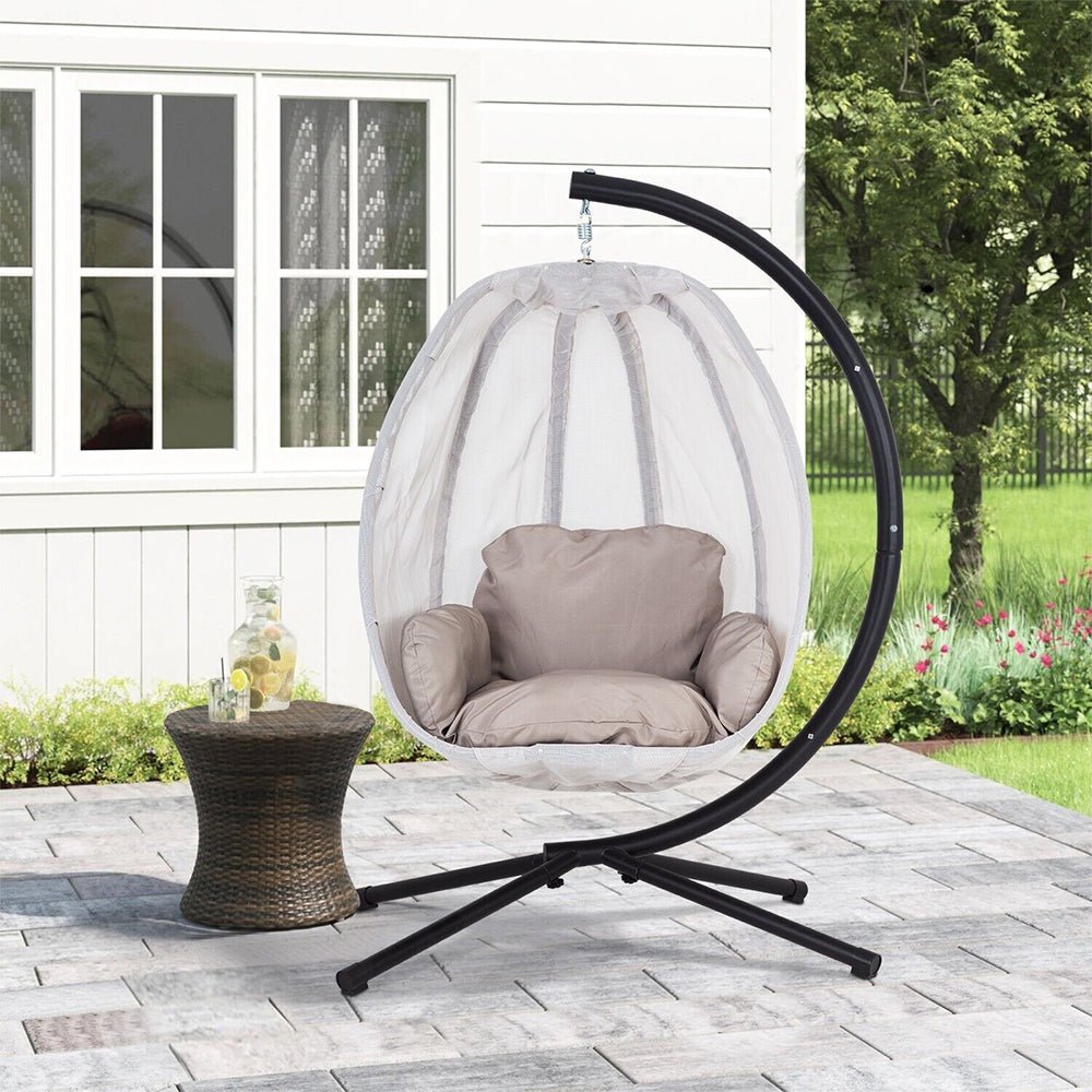 Premium Outdoor Hammock Egg Swing Chair With Stand, 70" (96542317) - SAKSBY.com - Swing Chair - SAKSBY.com