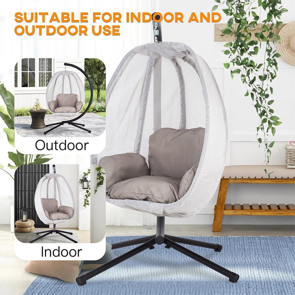 Premium Outdoor Hammock Egg Swing Chair With Stand, 70" (96542317) - SAKSBY.com - Swing Chair - SAKSBY.com