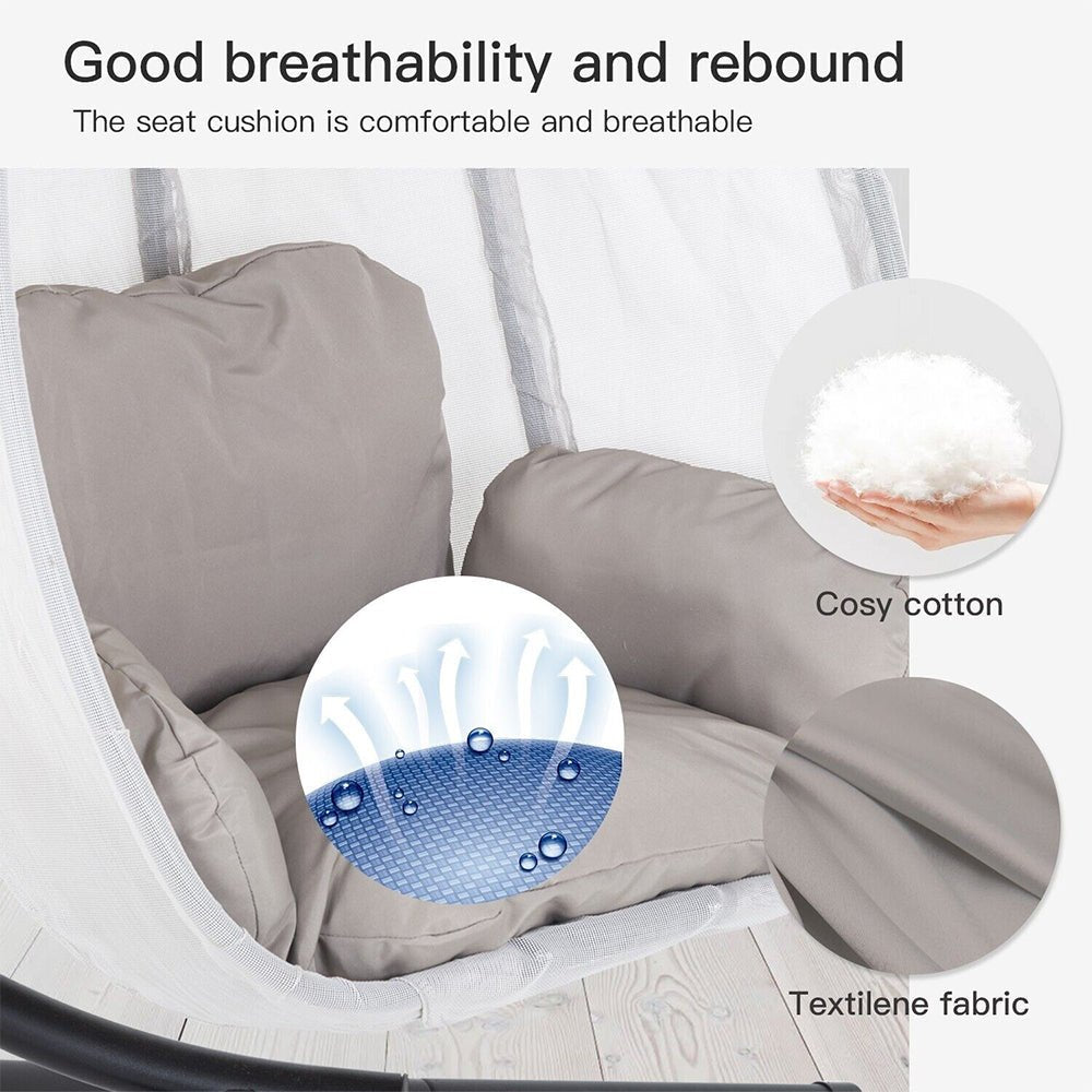 Premium Outdoor Hammock Egg Swing Chair With Stand, 70" (96542317) - SAKSBY.com - Swing Chair - SAKSBY.com